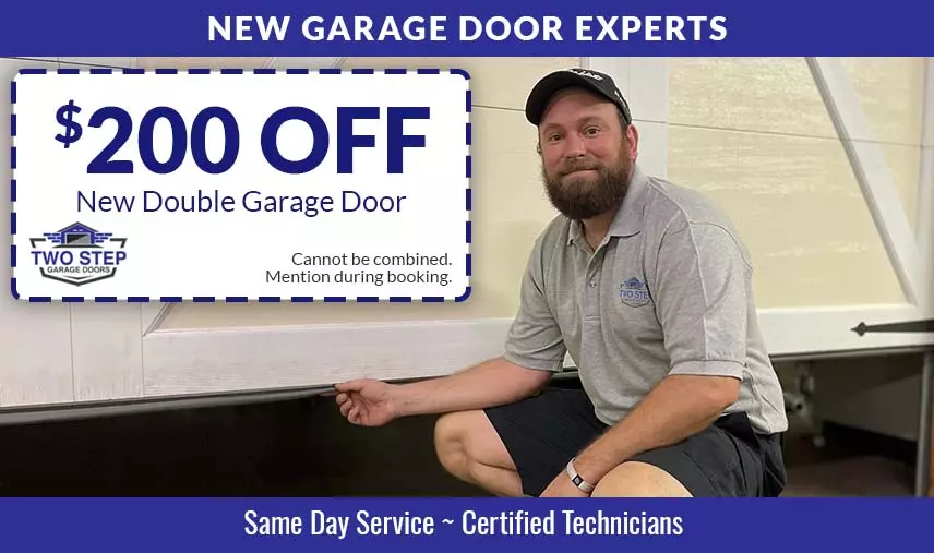 $200 off any new double garage door